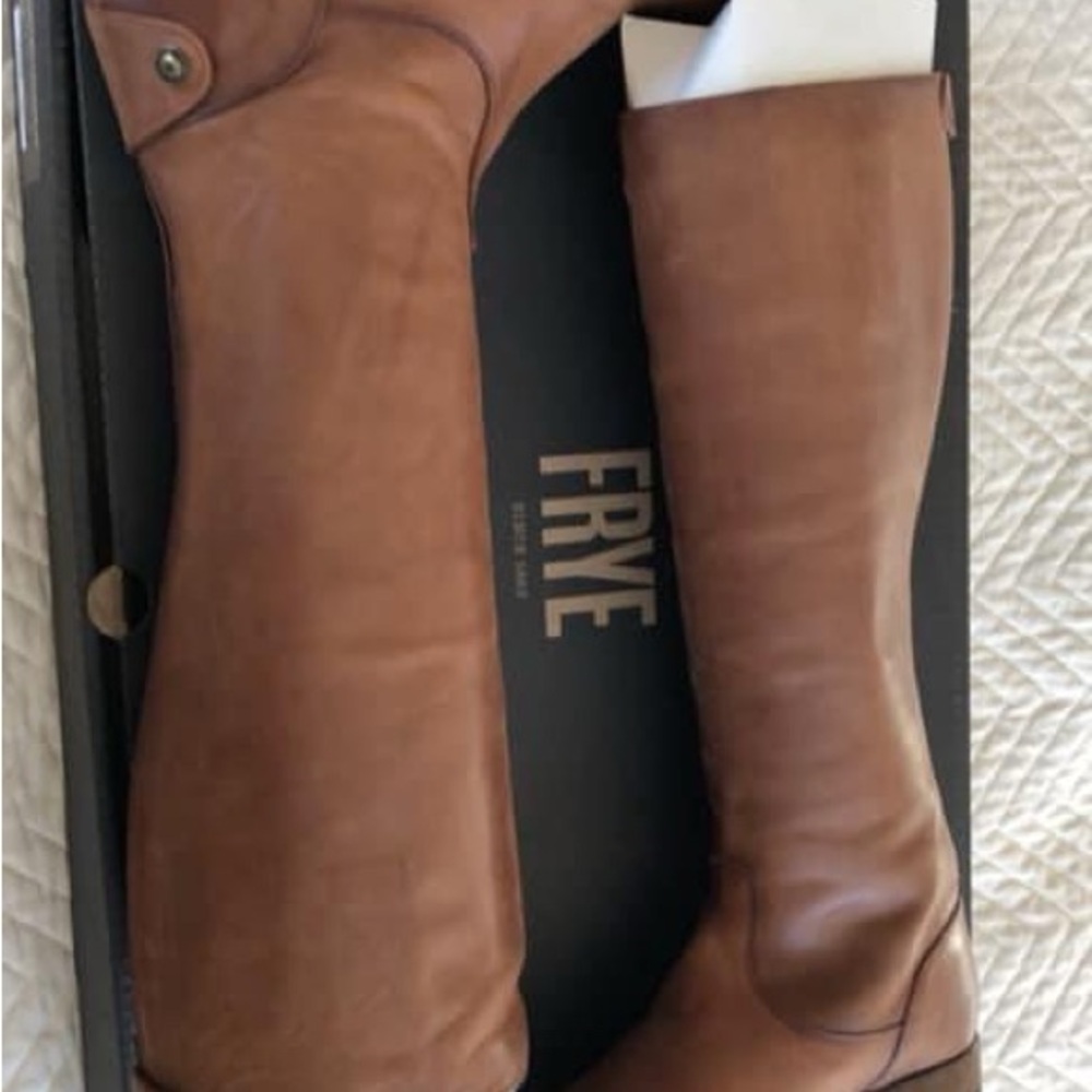 Frye Brown Leather Knee-High Boots
